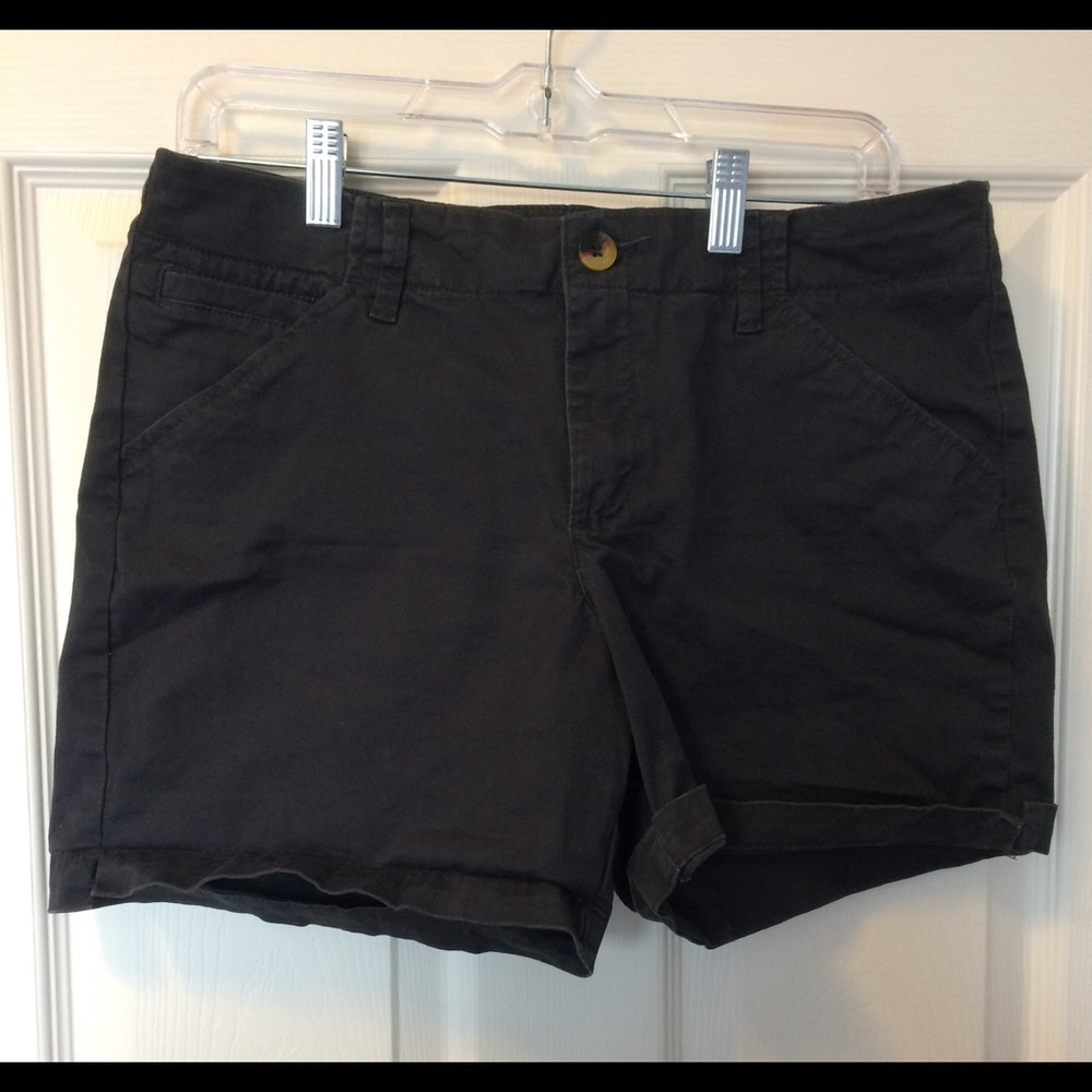Women’s Blue Casual Shorts 10 Medium Zippered